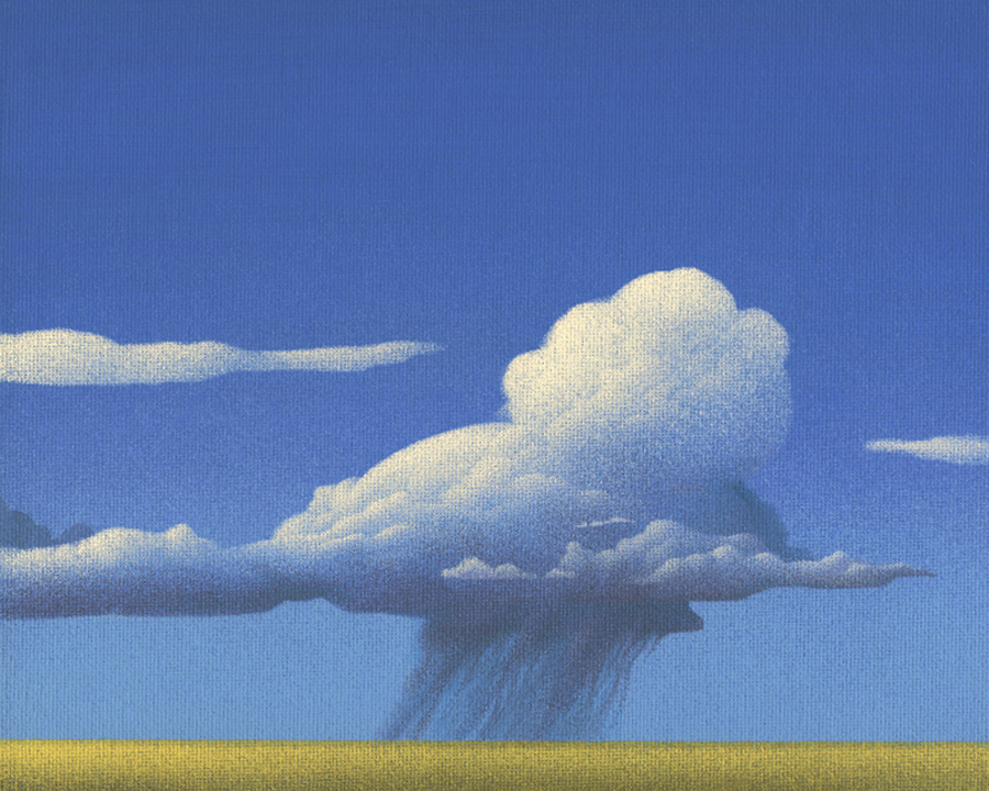 DRILLED – original acrylic skyscape by mark smollin